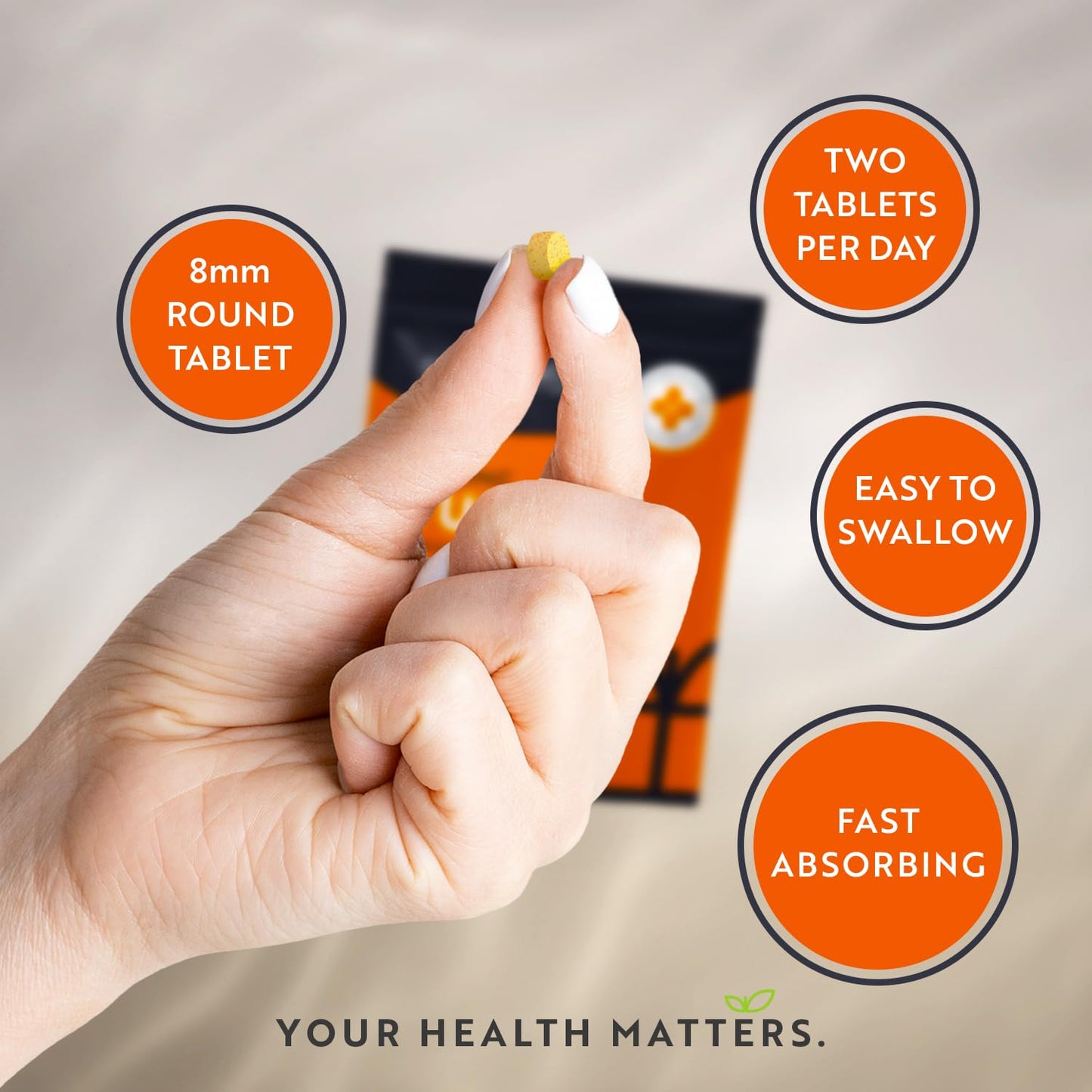 Turmeric Tablets 2500mg with Black Pepper, Ginger & Curcumin - 180 High Strength Tumeric Supplements (3 Month Supply) - Vegan - Alternative to Capsules - Letterbox Friendly - Made in UK - Nutravita