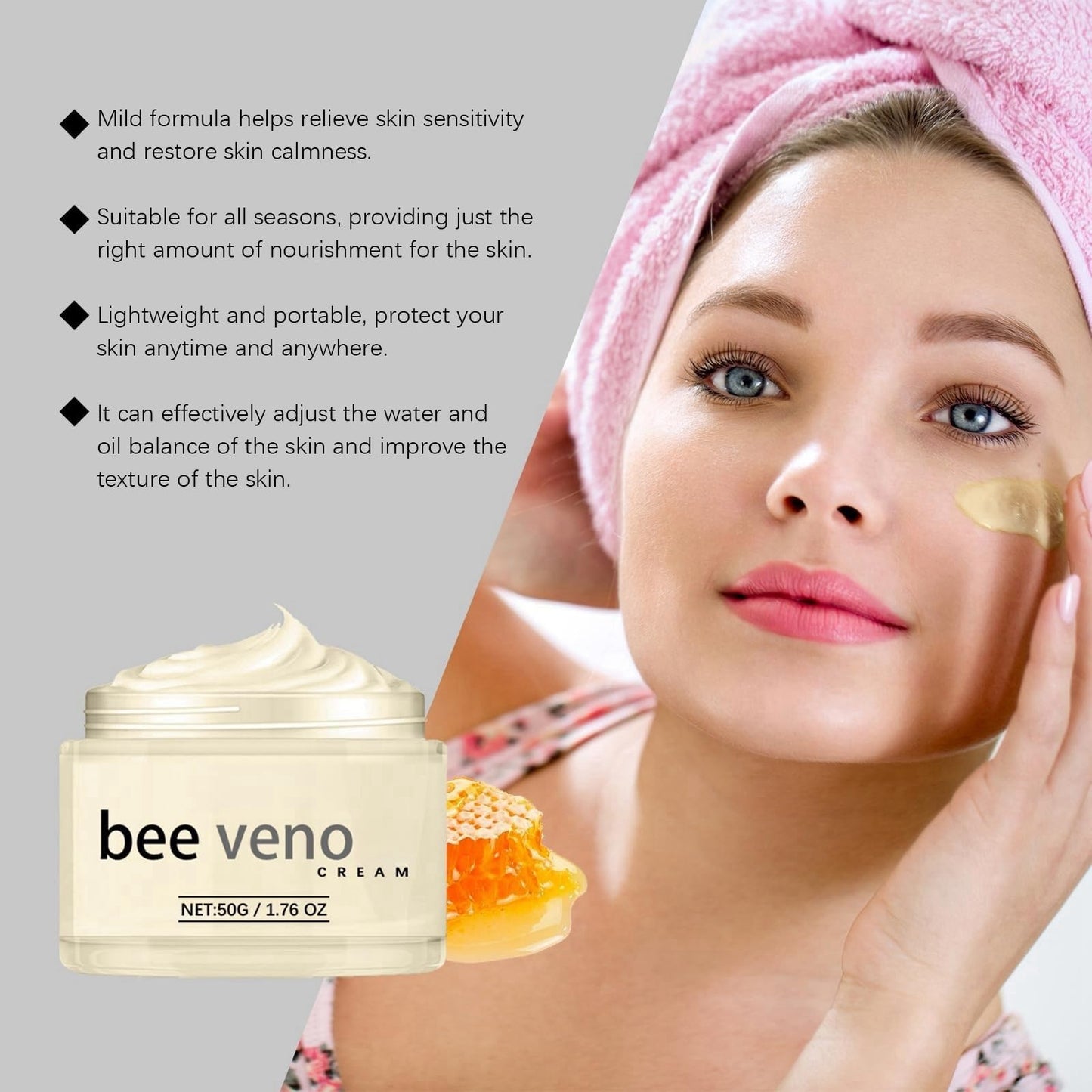 Bee Ve-nom Firming Cream,Bee Ve-nom Anti Wrinkle Face Cream,Bee Ve-nom Treatment Cream,Face Moisturiser,Anti Aging Face Cream Face Moisturizer,Bee Ve-nom Repair Cream,Face Care,Instant Face Lift Cream