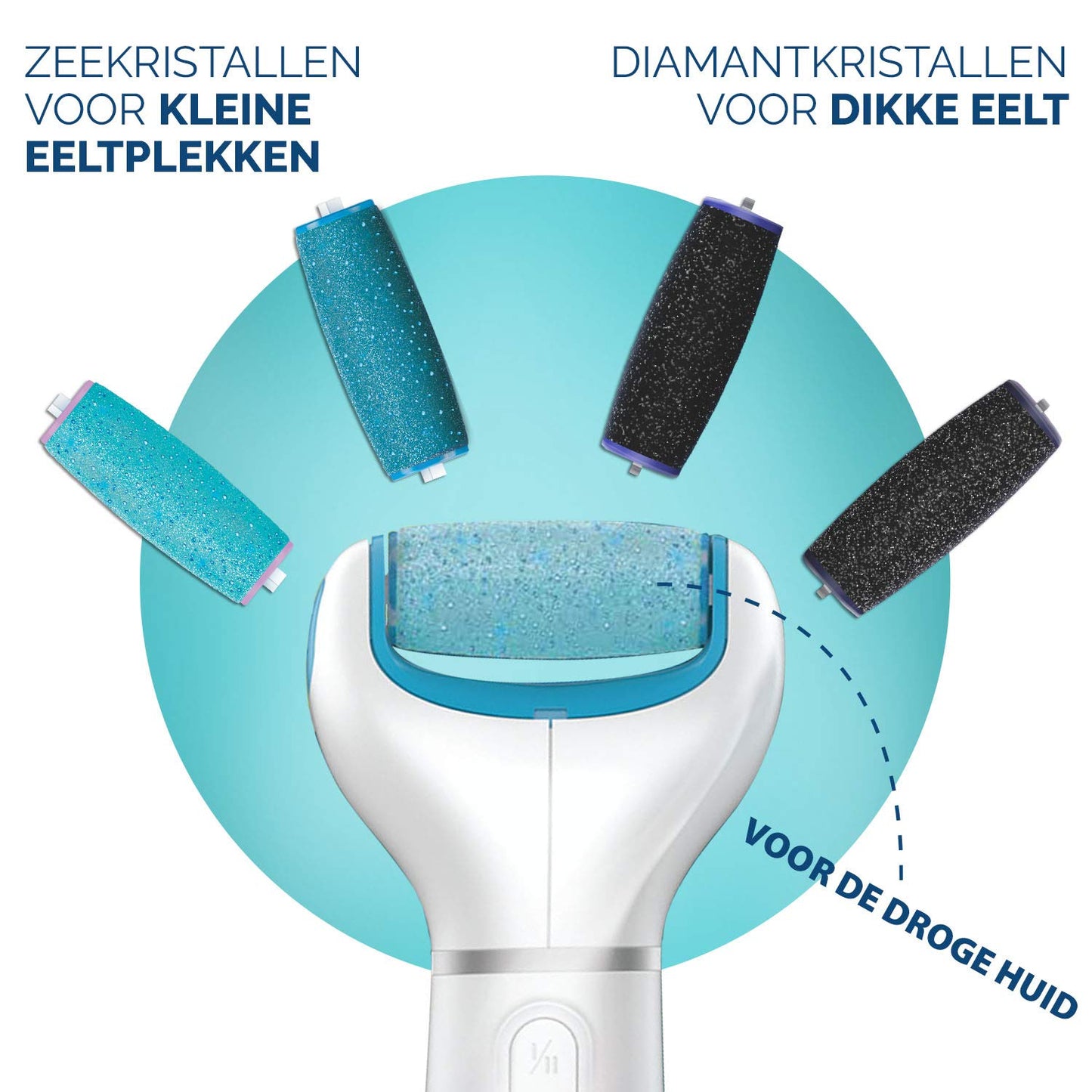 Scholl Velvet Smooth Express Pedi Electronic Foot File Kit