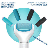 Scholl Velvet Smooth Express Pedi Electronic Foot File Kit