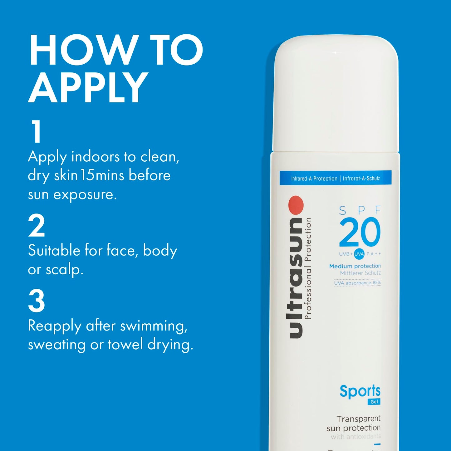 ultrasun Ultrasun Sports Gel SPF20 400ml