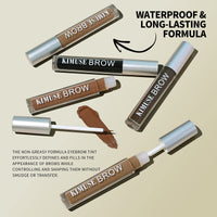 KIMUSE Eyebrow Gel, Eye Brow Tint, Waterproof, Long-Lasting, Smudge-Proof, Transfer-Proof (BLACKBROWN)