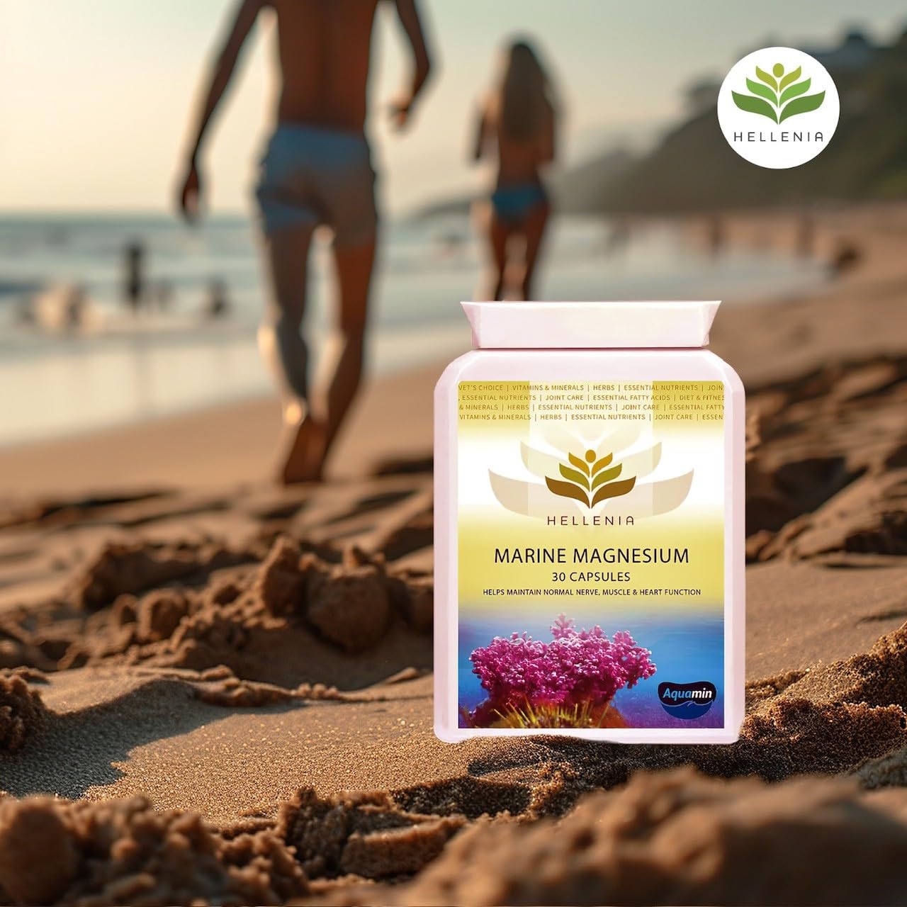 Hellenia Marine Magnesium 100% NRV - 30 Capsules