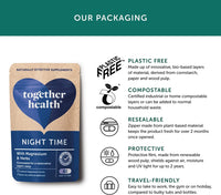 Night Time Complex – Together Health – Marine Magnesium – Griffonia & Hops Extracts – Vegan Friendly – Made in The UK - 60 Vegecaps