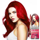 Knight & Wilson Colour-Freedom 150ml Crimson Red Semi-Permanent Hair Colour - Ultra-Vibrant Vegan Friendly Colour Mask with Shine Booster Complex - Ammonia Free Colour Lasts Up To 6-10 Washes