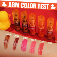 Siyinzu 3PCS Duck Plumping Lip Gloss,Plump Lip Gloss,Plumping Lip Oil,Lip Plumping Lip Gloss,Long Lasting Lip Plumper,Non-Sticky Lip Plumper Gloss,Moisturizing Lip Plumping Gloss,Lip Gloss Sets for Women,B