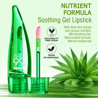 HERBINSOLS Aloe Vera Lip Oil - 3pcs Color Changing Lip Balm Set - Long Lasting Hydrating Moisturizing Lip Gloss - Light Texture Non-Sticky Aloe Vera Clear Pink Lip Care Gloss Oil For Women