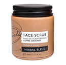 UPCIRCLE UpCircle Coffee Face Scrub - Herbal Blend For Oily, Combination + Spot Prone Skin 100ml - Tea Tree, Shea Butter, Coconut + Rosehip Oil - Natural, Vegan Face Exfoliator For Soft, Smooth Skin