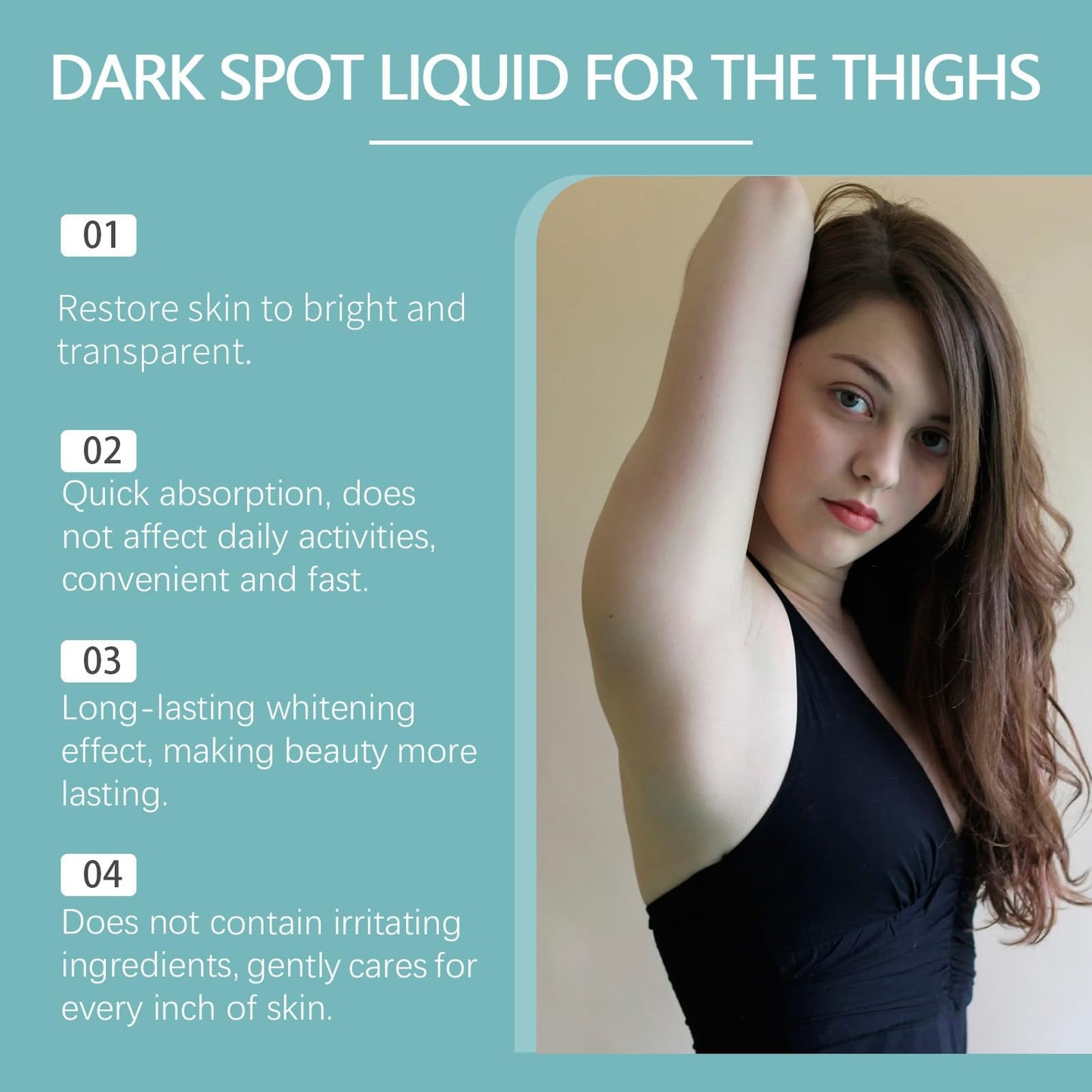 100ml Skin Bleaching Cream,Skin Lightening Cream for Underarm,Intimate Area Dark Spot Corrector Lightening Cream for Body,Underarm Whitening Products,Body Lotion for Women for Private Part,Easy to Use