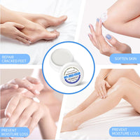 HERBINSOLS 40% Urea Cream - Foot Cream for Cracked Heels and Dry Skin - Foot Cream Kit, Urea, Collagen and Hyaluronic Acid, Plus 2% Salicylic Acid - Cracked Heel Repair Cream 60g (Pack of 3)