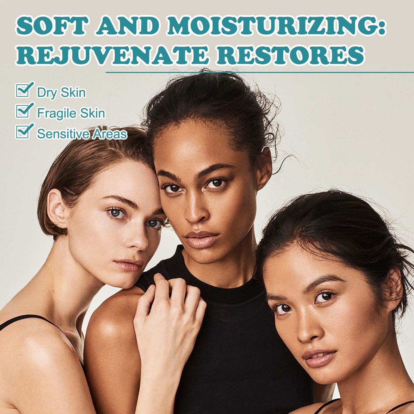 Anmahe Body Souffle 85g Firming Neck Cream Ultra Hydrating Crepe Skin Firming Cream Body Souffle for Women Deeply Moisturizing Suitable for Neck, Chest, Arms and Legs