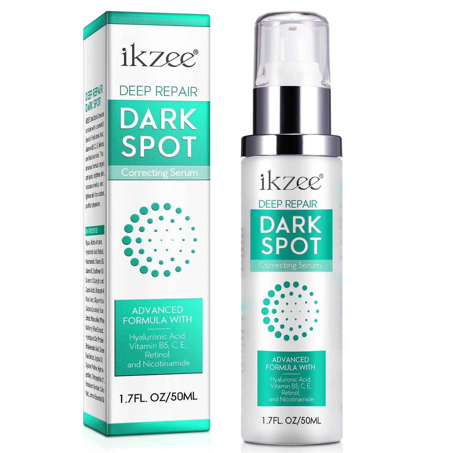 Generic Dark Spot Remover for Face - Deep Repair Correcting Serum Skin Care Face Cream with Hyaluronic Acid, Vitamin B5, C, E for Freckles & Skin Brown Spot Remover Brightens Skin Rapid Tone Repair