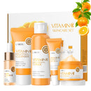 ChicNana Skincare Set, Vitamin C Skin Care Sets & Kits -Cleanser, Toner, Serum, Eye Cream & Face Cream, Hair Care Gift Set for Teenage girls, Facial Care Kit for Radiant Skin, Pamper Sets for Women Gifts(5PCS)