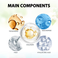 IZBEAUVO Collagen Face Mask, 5PCS Collagen Real Deep Mask, Collagen Mask, Face Sheet Masks, Hydrating Face Mask, Face Masks Beauty, Pore Minimizing, Firming, Elasticity Improvement