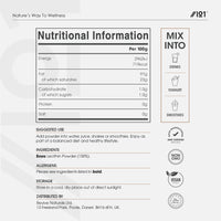 ALPHA01 SOYA Lecithin Powder 100g - De-Oiled 97% Essential Fat - Premium Quality - Vegan, Non-GMO, Gluten Free – Recyclable Bag - by Alpha01