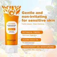 GMHLLES Purifying Exfoliating Gel 2 PCS Orange Peeling Gel Keeps Skin Hydrated Softens Skin and Removes Dead Skin Make Your Skin Smooth and Bright Suitable for All Skin Types