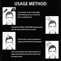 Maggikey Professional Quality Hair Fibres - Instantly Conceals Hair Loss for Bald Spots & Thinning Hair - Black Color - Hair Building Thickener Powder - Fiber Blend