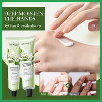 MINSHZEE Jasmine Moisturizing Hand Cream, Moisturizing Hand Cream for Men and Women, Vegan Hand Cream for Men and Women, Natural Extracts, Deeply Nourishing, 75g