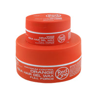 Redone Hair Styling Aqua Wax Orange 2 x 50 ml | Travel Size | Firm Hold | Hair Gel Wax | Ultra Hold | Men & Women Hair Wax | Watermelon Scent | 2 PCS