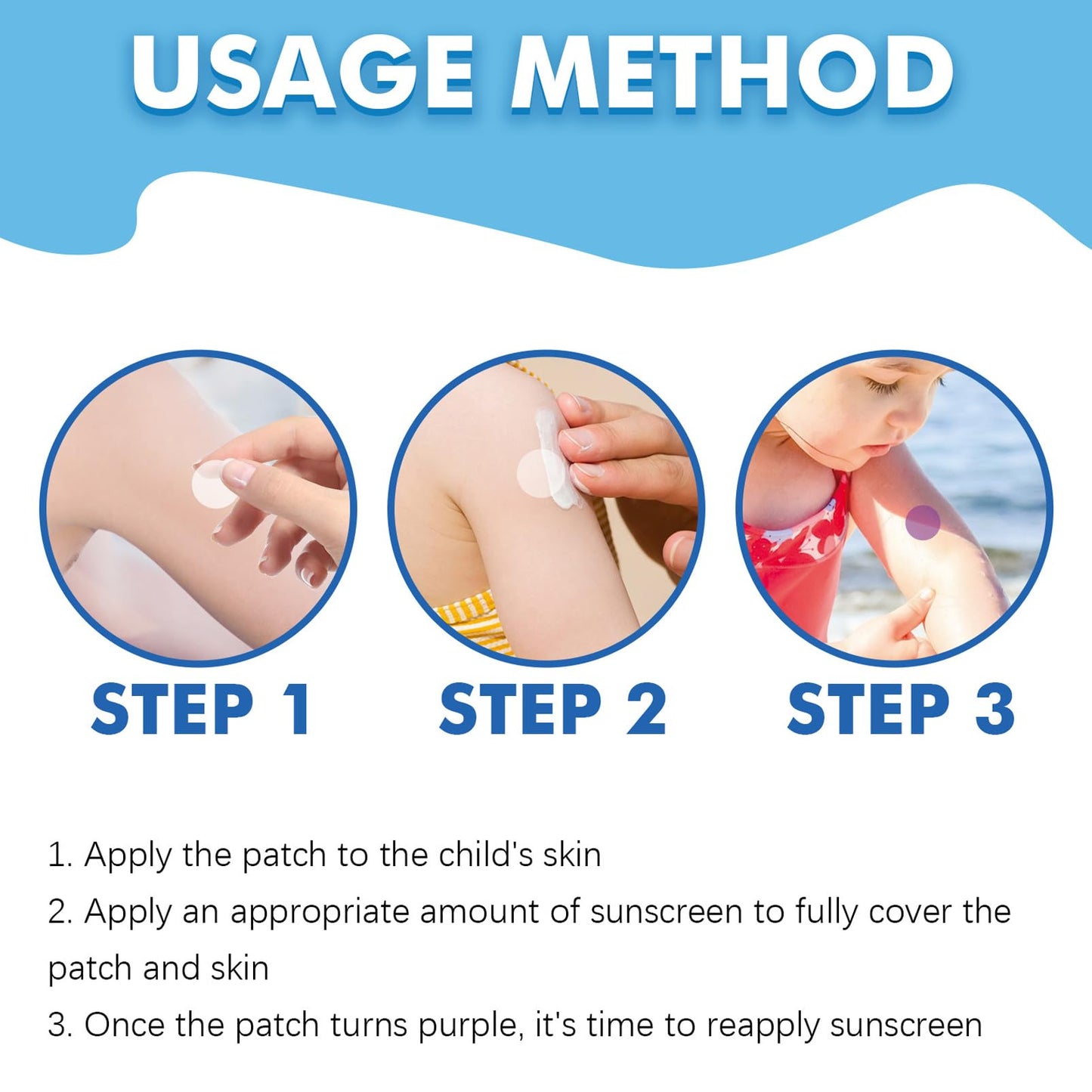 UV Stickers,spf Sunscreen Stickers,96PCS UV Detection Stickers,UV Patch,Waterproof Sun Cream Patches,Sun Stickers,Testing UV Intensity,Outdoor Sun Screen,Face & Arm,Sunscreen Dots for Boys & Girls