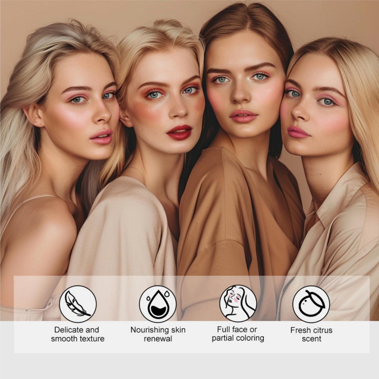 SingHao Miracle Balm Glow Skin Tinted Creamy,Multi Glow Balm,Blush for Cheeks,Blendable Colour Multi-purpose Hydrating Tint for Lips,Face,Cream Blush,Pink Blusher,Cream Contour Pale/tte for Women(#1Natural)
