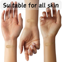 SHEBEEDO Body Coverage Perfector,Waterproof Sweat-Proof Full Coverage for Face Body,Transfer-Resistant and Evens Skin Tone Tattoo Cover Up, Skin Tint Body Foundation Coverage