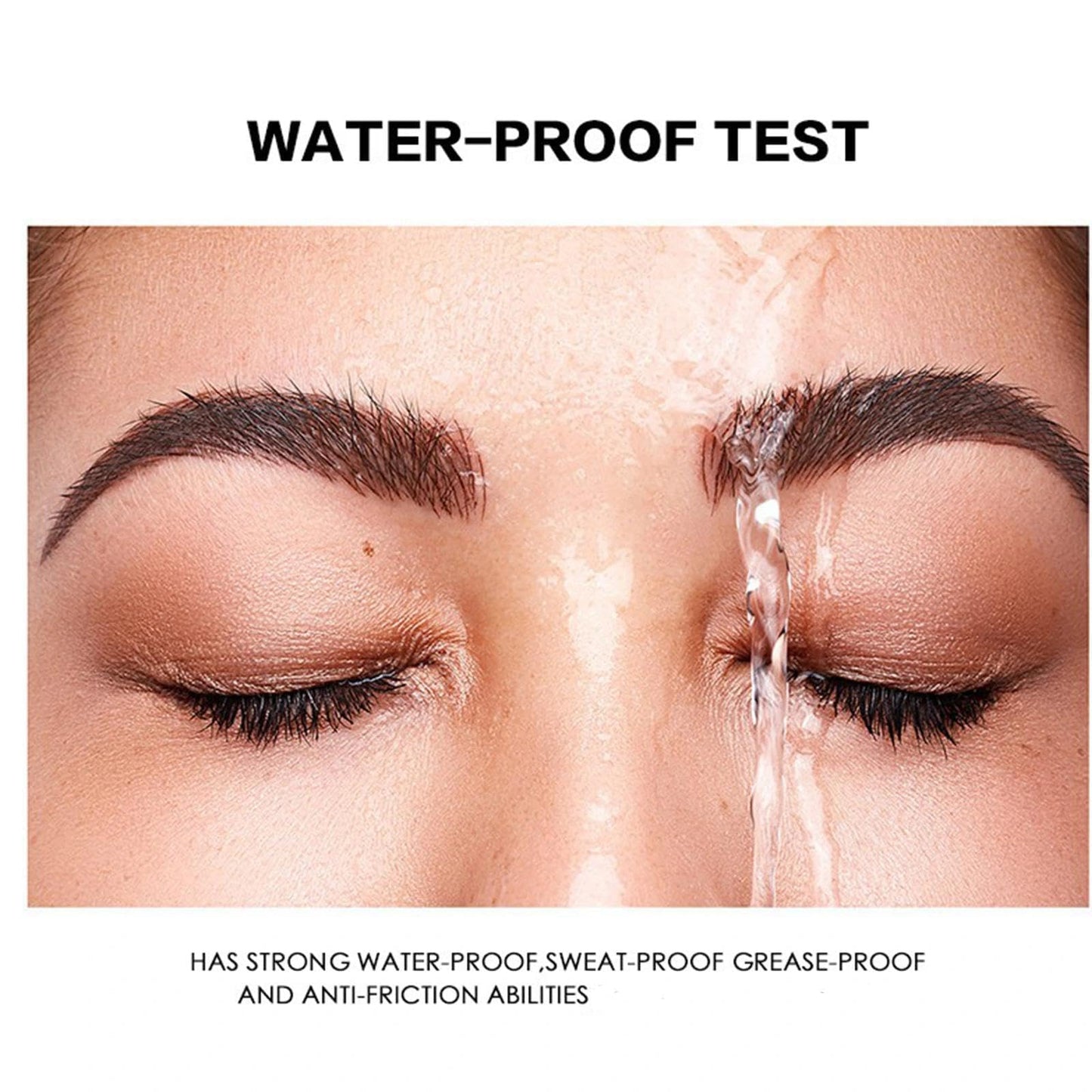 AurolaGlow Tattoo Brow Peel Off Gel Tint - Semi-Permanent, Waterproof, Lasts Up To 3 Days - Dye for Eyebrow Coloring - Easy Peel-Dark Brown