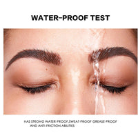 AurolaGlow Tattoo Brow Peel Off Gel Tint - Semi-Permanent, Waterproof, Lasts Up To 3 Days - Dye for Eyebrow Coloring - Easy Peel-Dark Brown
