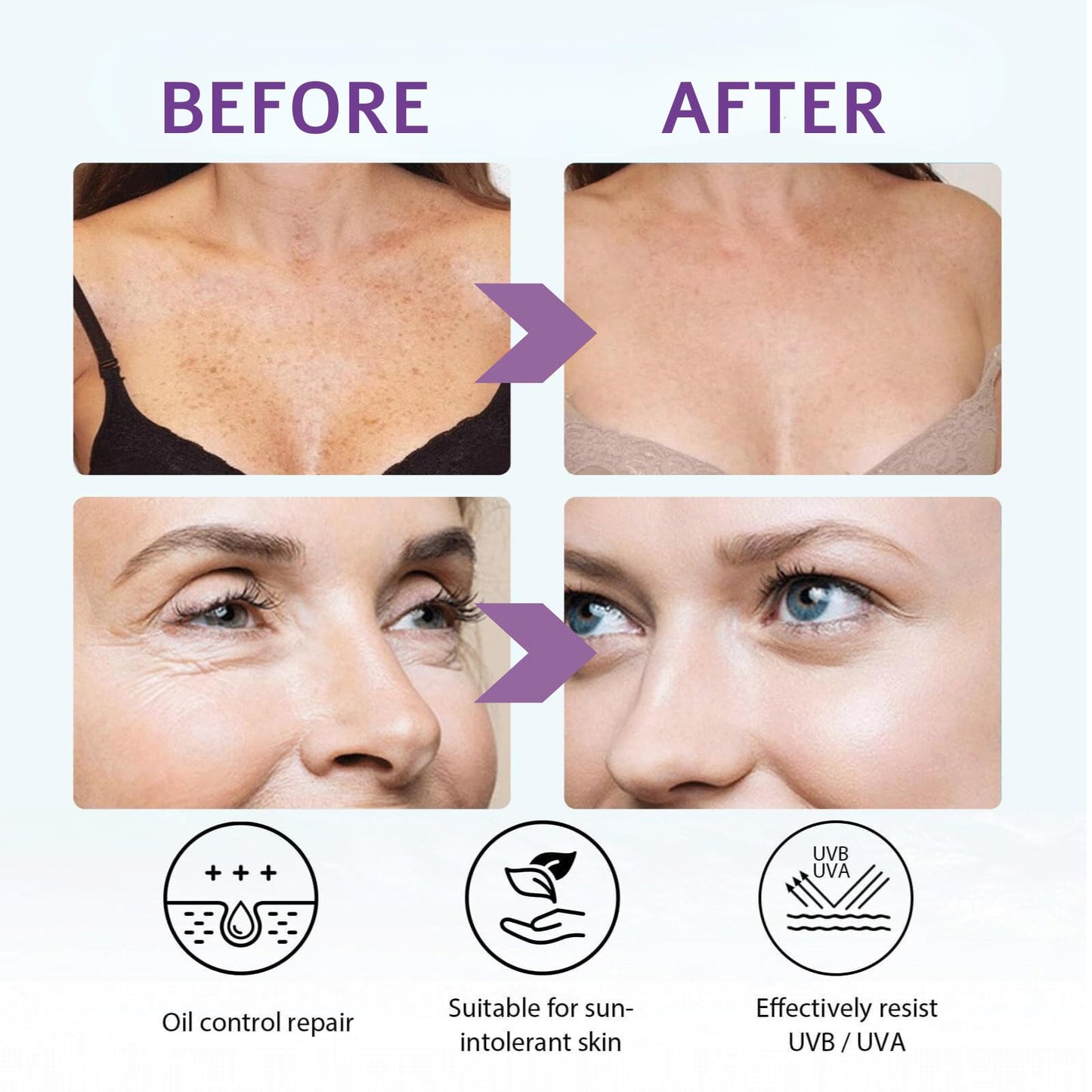 Sunscreen SPF 100+, Sun Cream SPF 100 PA+++, Ultra Light UV Protetion Face Sunscreen, Very High Protection Suncream Factor 100, Very Water + Sweat Resistant, Refreshing, Non Greasy & Non Sticky