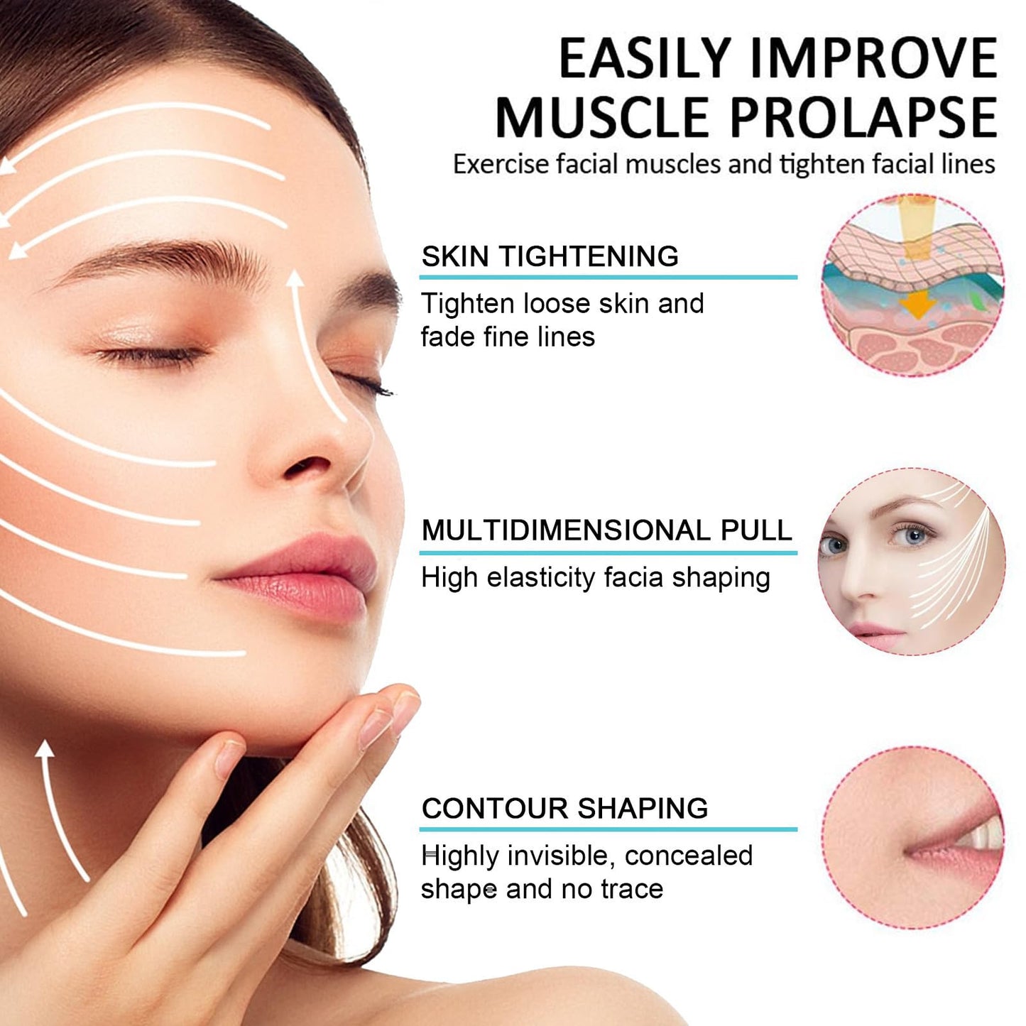 Wormeer Wrinkle Patches - 160 Pcs Pure Collagen Face Tape for Wrinkles, Helps Improve Skin Texture and Enhances a Radiant Apearance, Face Anti Wrinkle Patches for Eye, Mouth, Frontal Region Areas