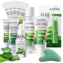 Xumann 12PCS Skin Care Gift Sets for Teenage Girls, Aloe Vera Skincare for Women, Simple Pamper Face Care Kit for Teen