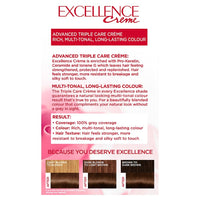 L'ORÉAL L'Oreal Excellence Permanent Hair Colour Number 5, Natural Brown