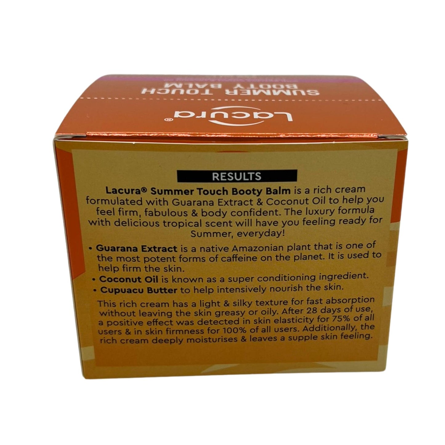 Lacura Booty Balm | Body Cream with Guarana Extract and Coconut Oil | 250ml
