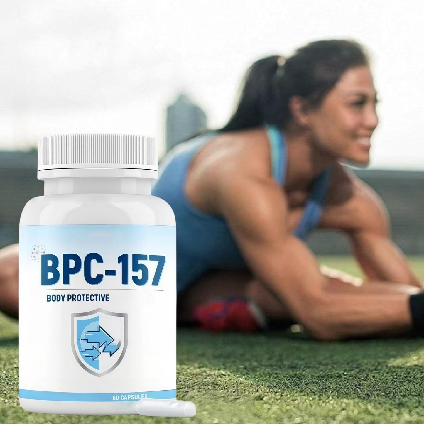 60 Pcs BPC 157 Pep/Tide Ca/psules for Adult,Multivit/amin Ta/blets for Men,Muscle&Workout Reco/Very,Multi VIT/amins for Men,Energy Vitamins for Tiredness,Replenish Energy and Vitamin,Gentle Body Care