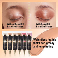 OKAQEE Eyeshadow Primer - Cream Eye Primer - Eye Base for Long Lasting Eye Makeup - Cream Colorful Eyeshadow Base for Eyelid - Matte Full Coverage Concealer Makeup for Mature Skin (02 MEDIUM)