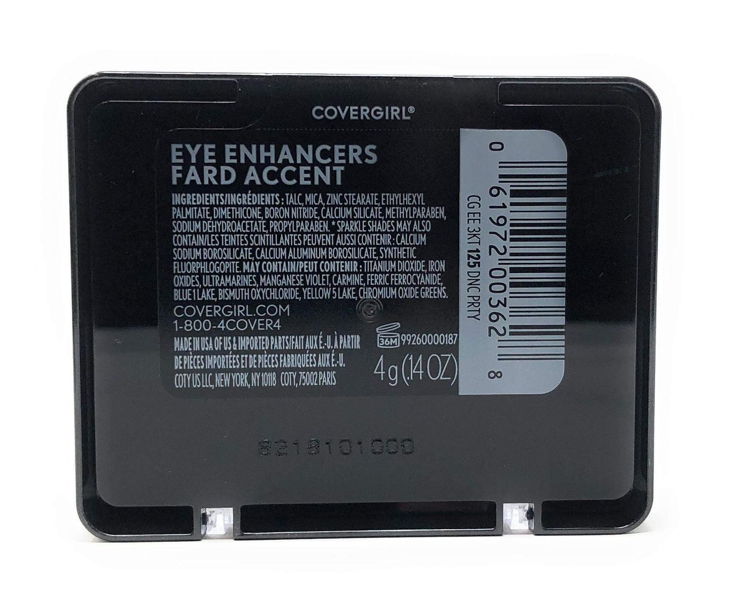 Cover Girl Eye Enhancers - Trio Eye Shadow, Dance Party #125, 0.17 oz - 3 ea