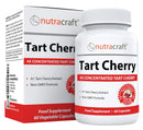 Nutracraft #1 Tart Cherry Extract | 2000mg 4:1 Concentrated Tart Cherry | Uric Acid Cleanse & Sleep Support | No Fillers or Additives | 1 Month Supply (Non-GMO)