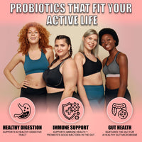 Tresible Trèsible Nutra Digest Probiotics for Women Gut Health (Pack of 3) - Veg Probiotic for Flat Belly & Bloat Control, Women's Probiotics, Multistrain Digestive Enzymes with Probiotics, 12 Weeks Supply