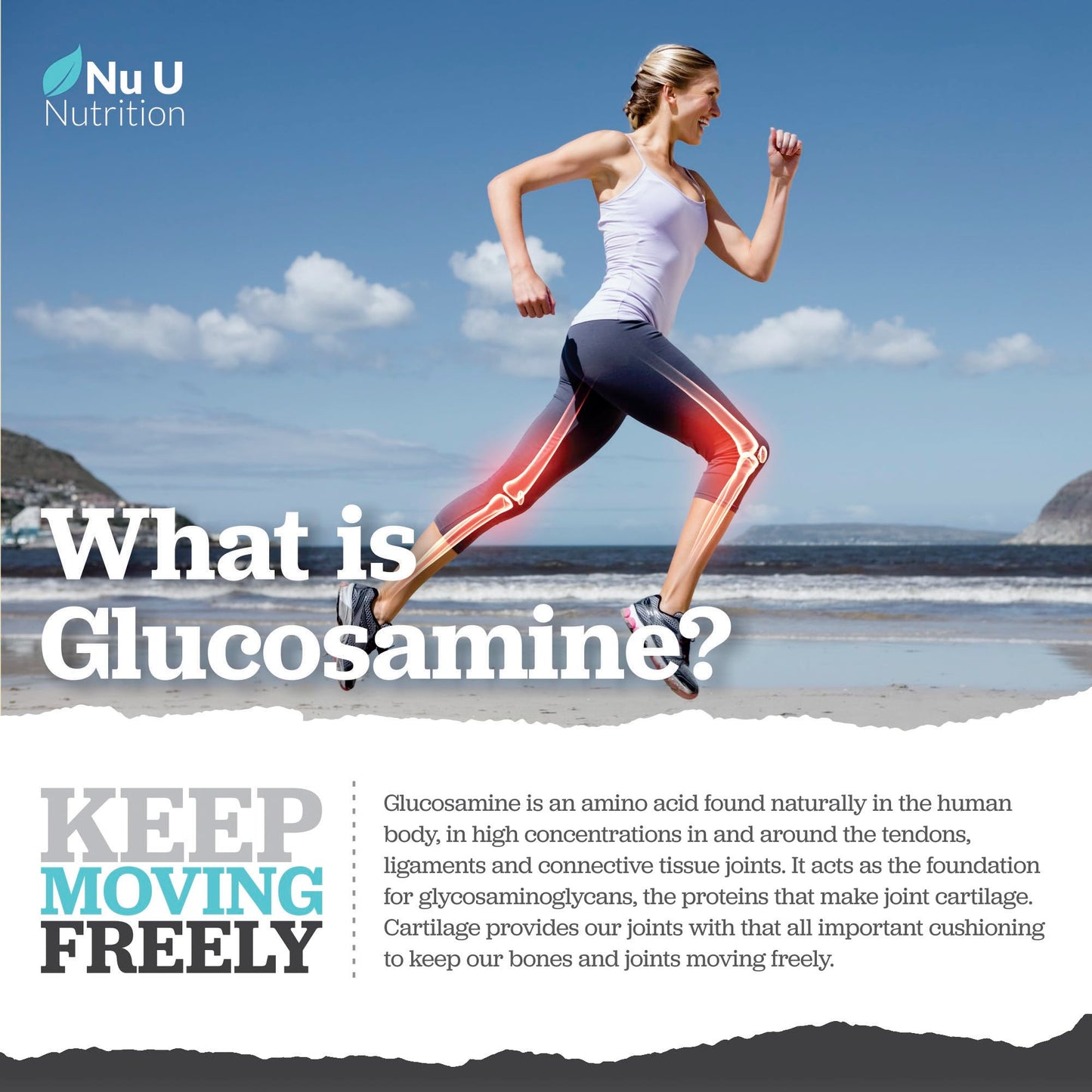 Glucosamine and Chondroitin High Strength Complex - 90 Glucosamine Sulphate Capsules - with Turmeric, MSM, Vitamin C, Zinc & Ginger - Joint Care Supplements for Men & Women - Nu U Nutrition