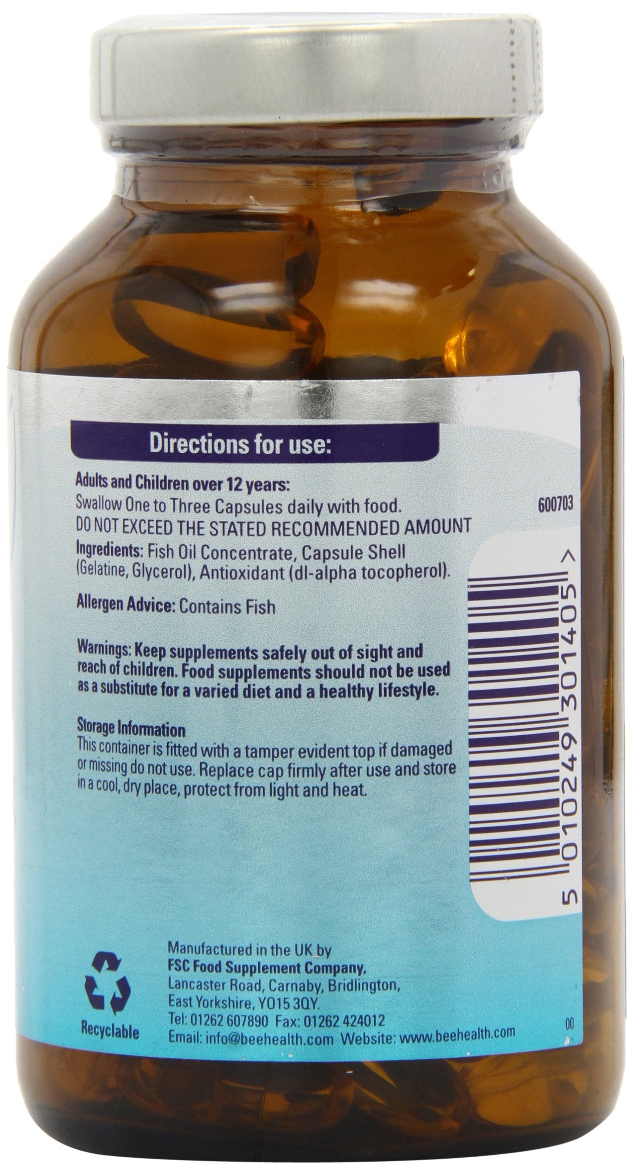 FSC 1000mg Fish Oil 90 Capsules