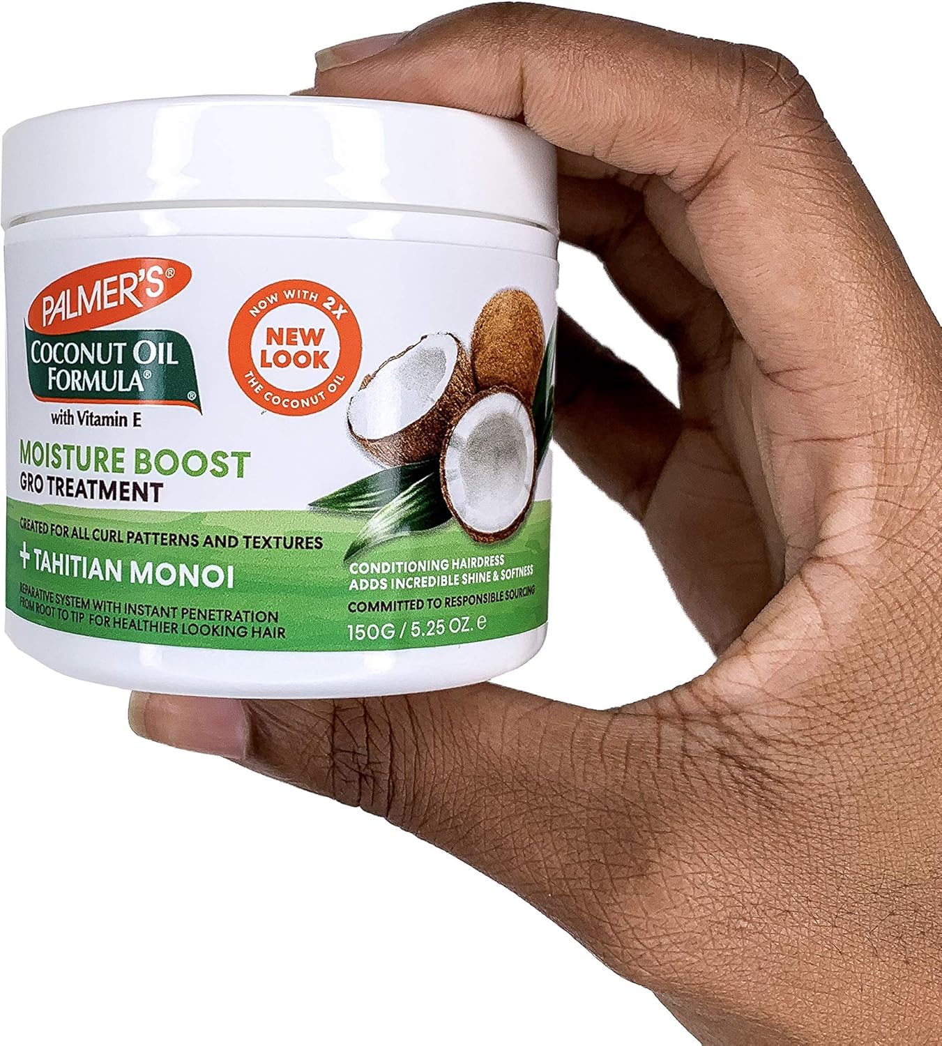 Generic Palmer Coconut Oil Formula Moisture-Gro Conditioning Hairdress 150g PACK OF 3