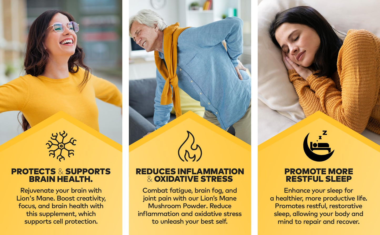 Lions Mane Supplement Powder - Lions Pride Lions Mane Supplement High Strength - 100% Pure Lion's Mane Supplement with 50% Polysaccharides / 30% Beta Glucan - UK Lion's Mane Mushroom (50, Grams)