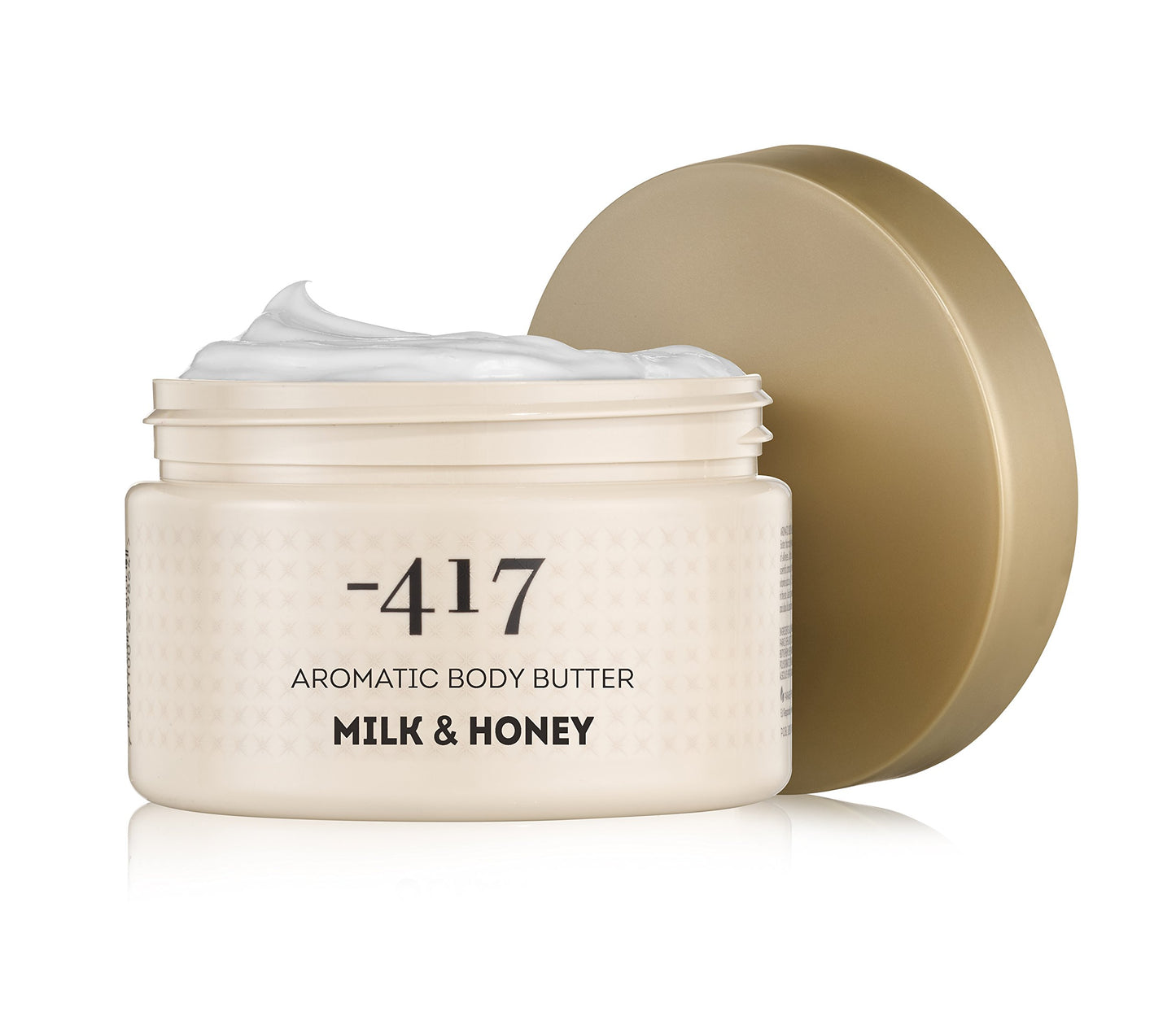 -417 Body Butter Milk & Honey, Smoothing Moisturizer – Shea Butter and Dead Sea Salt Cosmetics, Aromatic Body Butter for Dry Skin