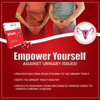 Tresible Trèsible Uticare D-Mannose & Cranberry Tablets for Urinary Infections (Pack of 3) - Natural Daily Supplement for Bladder Strength & UTI Treatment for Women, Veg & Gluten-Free, 12-Week Supply