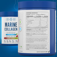 Applied Nutrition Marine Collagen Powder - Hydrolysed Collagen Protein, Healthy Skin, Hair, Nails (Cherry & Apple) (300g - 25 Servings)
