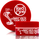 Redone Hair Styling Aqua Hair Wax Cobra 150ml | Full Force | Strong Hold | Lemon & Mandarine Scent | Women & Men Hair Wax | Texturizing | 150ml