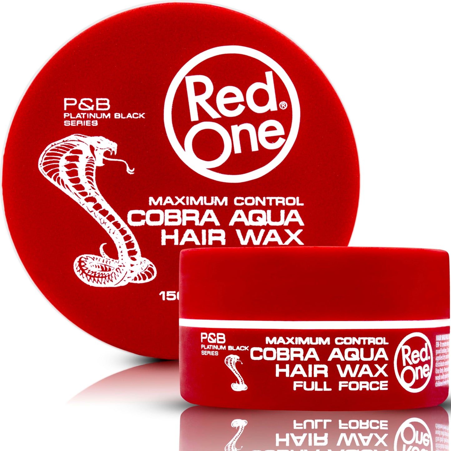 Redone Hair Styling Aqua Hair Wax Cobra 150ml | Full Force | Strong Hold | Lemon & Mandarine Scent | Women & Men Hair Wax | Texturizing | 150ml