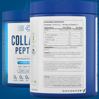 Applied Nutrition Collagen Peptides Powder - Hydrolysed Bovine Collagen Protein, Halal, Healthy Skin, Hair, Nails (Unflavoured) (300g - 15 Servings)