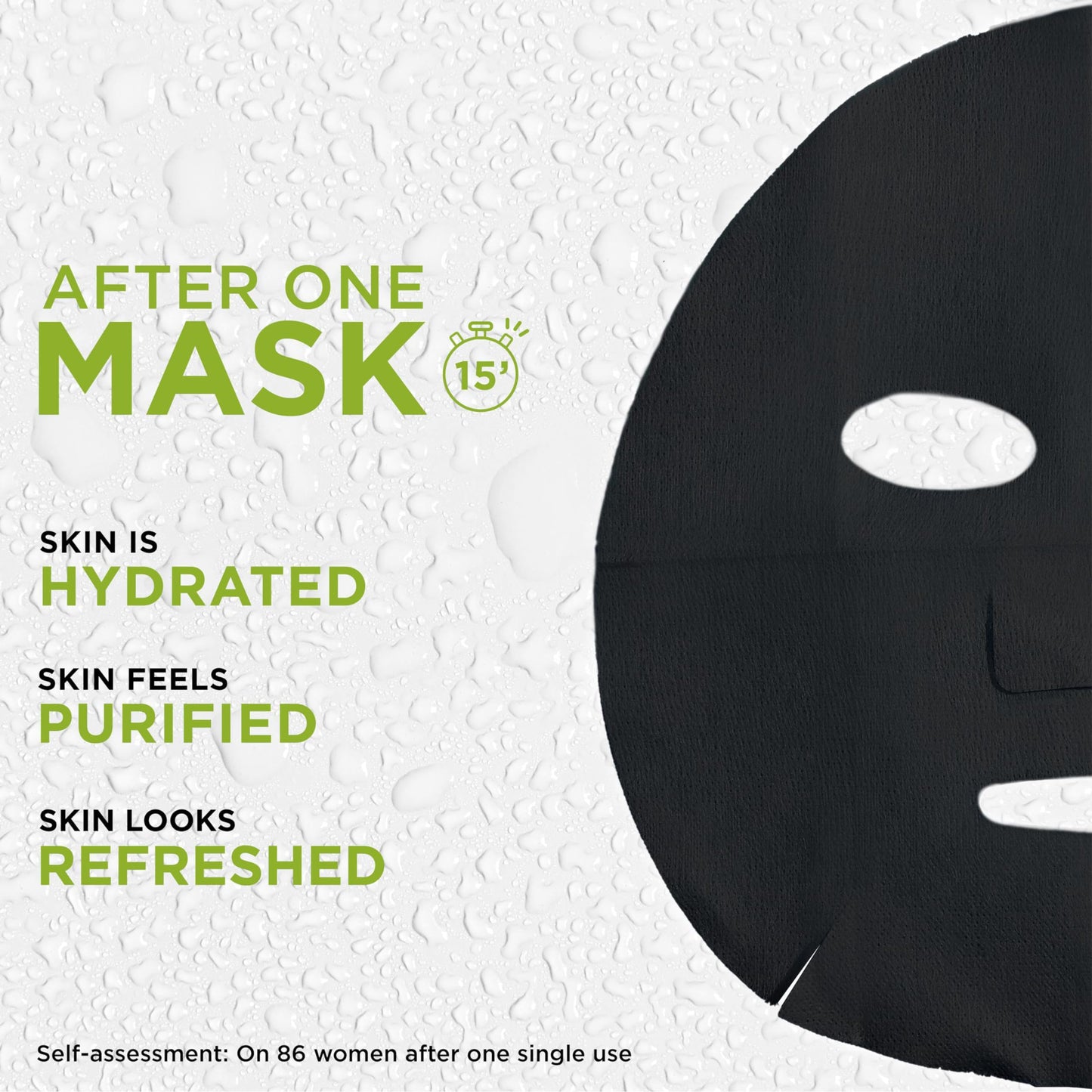 Garnier's Ultimate Charcoal Gift Set for Face, with Serum, Face Mask and Micellar Purifying Jelly Water to Reduce Imperfections, Approved by Cruelty Free International, Vegan