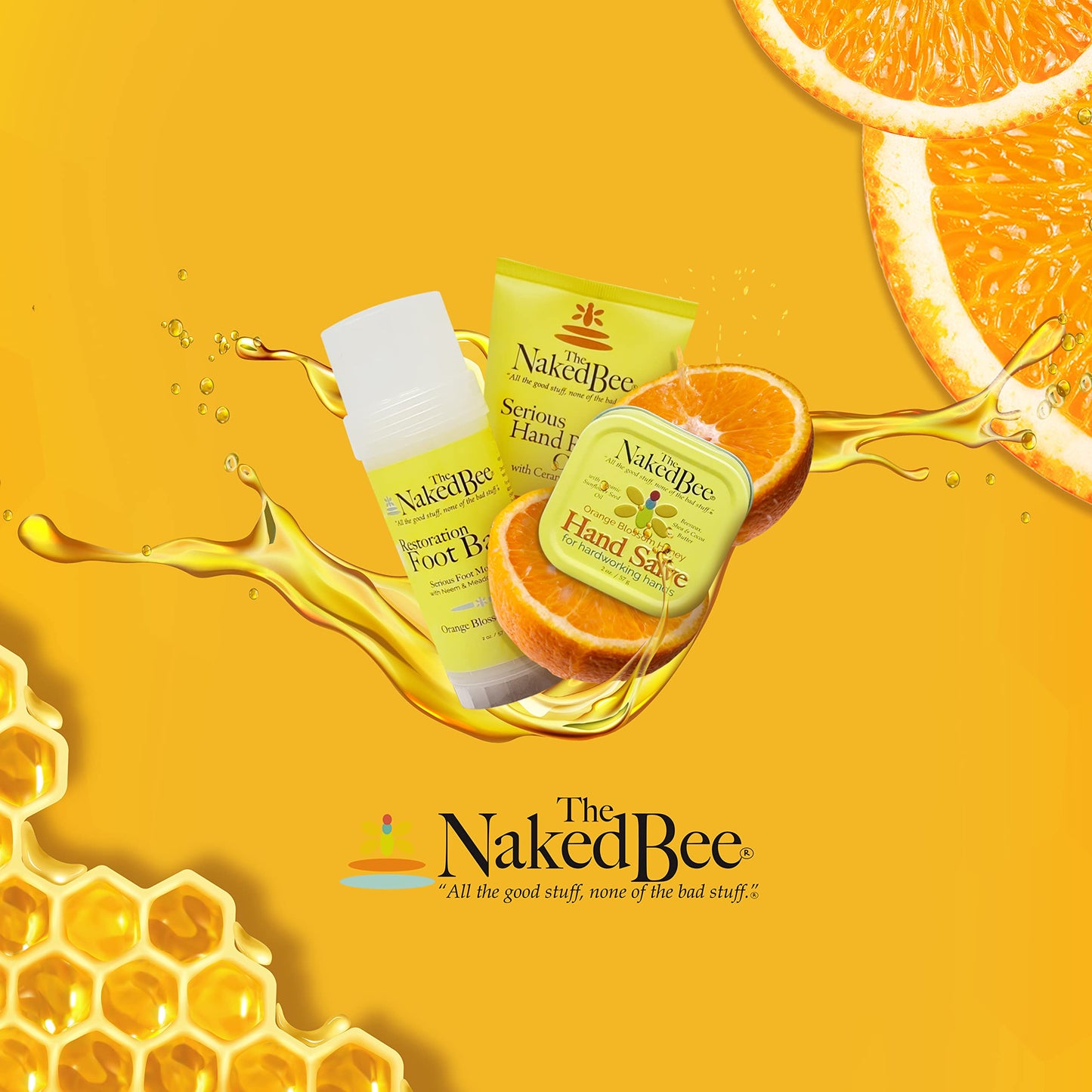 The Naked Bee Hand & Cuticle Healing Salve 45g. Beeswax & Shea Butter Skin Care for Dry Hands & Cuticle Treatment. Dry Hand Cream, Cuticle Cream & Cuticle Softener. Cuticle & Hand Salve.